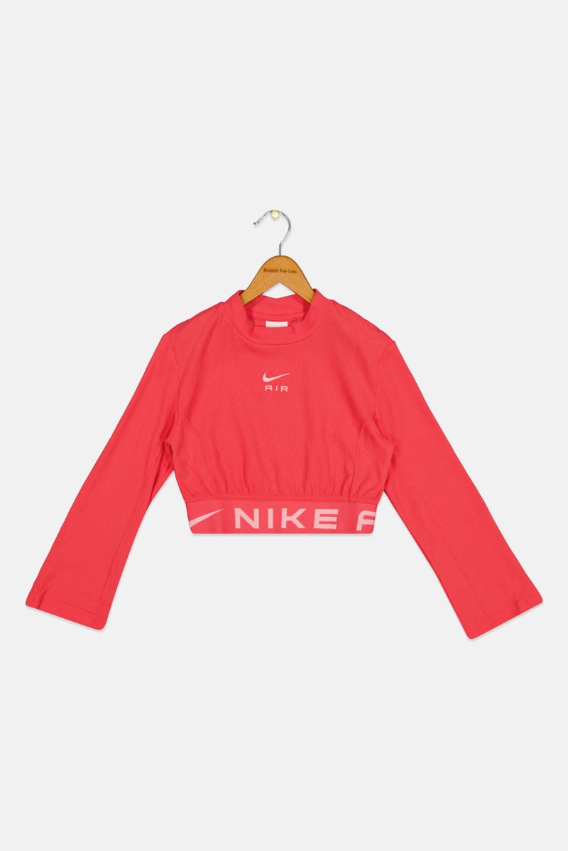 Nike Kids Girl Long Sleeve Outdoor  Sportswear, Coral Pink  - Image 1
