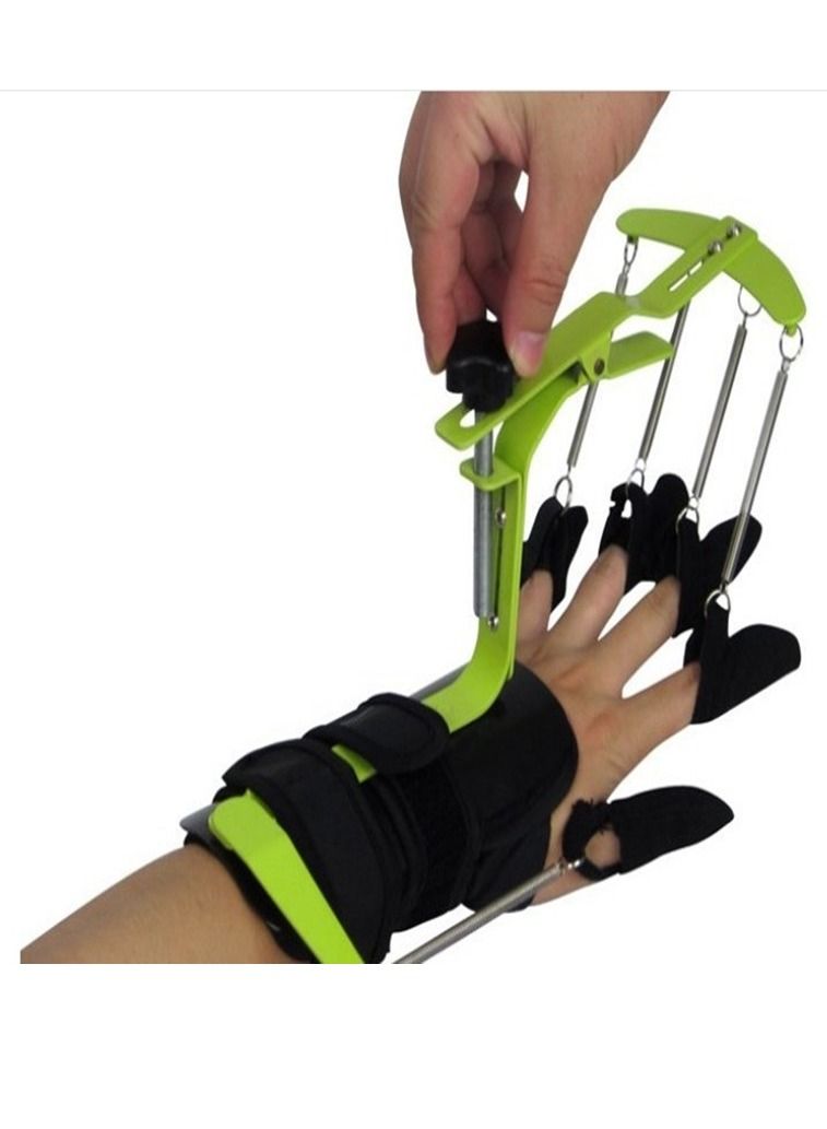 ALCOACH Finger Exerciser Finger and Hand Stretcher Stretcher with Resistance Band Finger Flexion Stretch Strengthener - Image 1