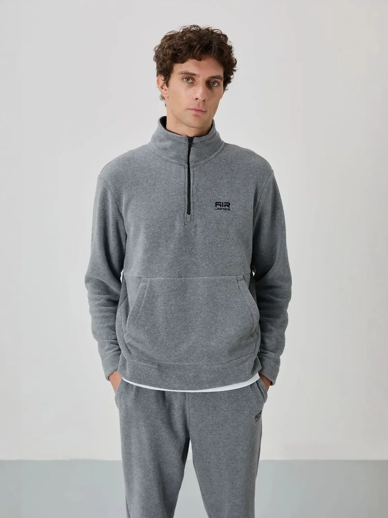 تومي لايف TOMMY Men's Polyester Fleece Sweatshirt And Pants Set