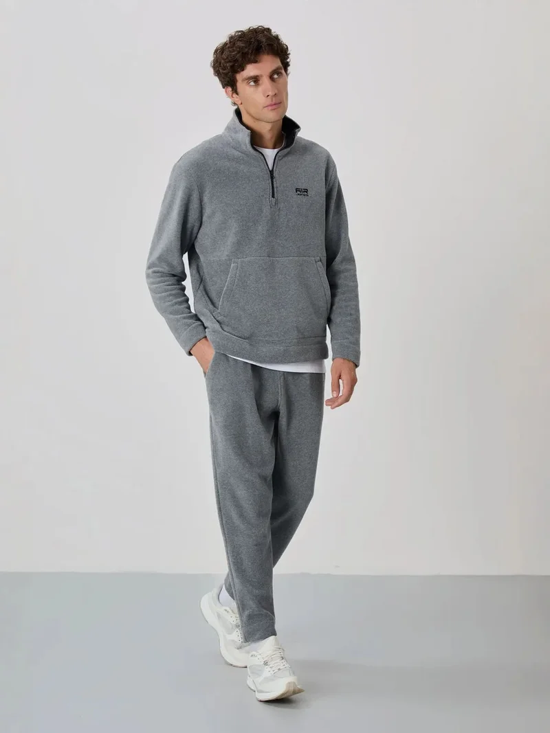 تومي لايف TOMMY Men's Polyester Fleece Sweatshirt And Pants Set