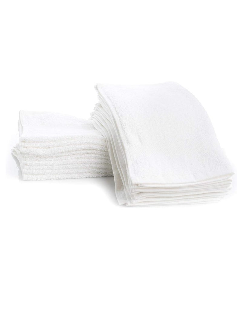 Simpli-Magic Cotton Washcloths White, 40 Pack, Size: 12”x12” - pzsku/Z9B5682B82A461B3EF824Z/45/_/1734429126/1f66fde2-59e2-4997-8f64-f086a8c4b1ef