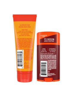 Mando Mando Bourbon Leather Body Deodorant - 72 Hour Odor Control, Aluminum Free, Baking Soda Free - 3.0 Oz Tube and 2.6 Oz Solid Stick  - Image 2