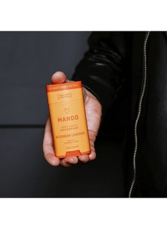 Mando Mando Bourbon Leather Body Deodorant - 72 Hour Odor Control, Aluminum Free, Baking Soda Free - 3.0 Oz Tube and 2.6 Oz Solid Stick  - Image 5