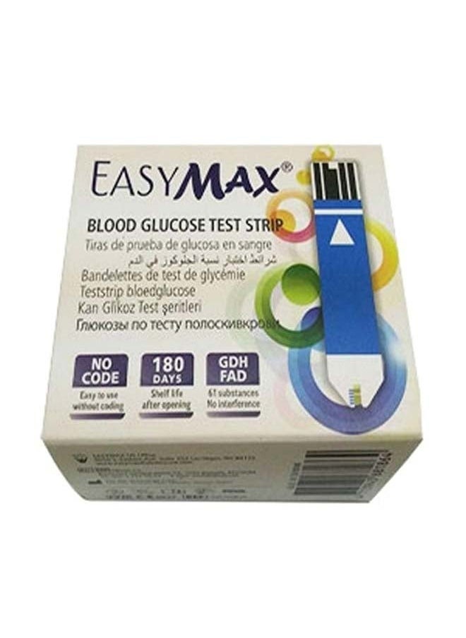 Easy Max - 50-Piece Blood Glucose Test Strips - Image 1