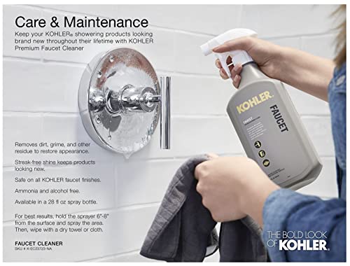 KOHLER Purist Ritetemp Bath and Shower Trim with Lever Handle and 175 Gpm Showerhead - Image 3