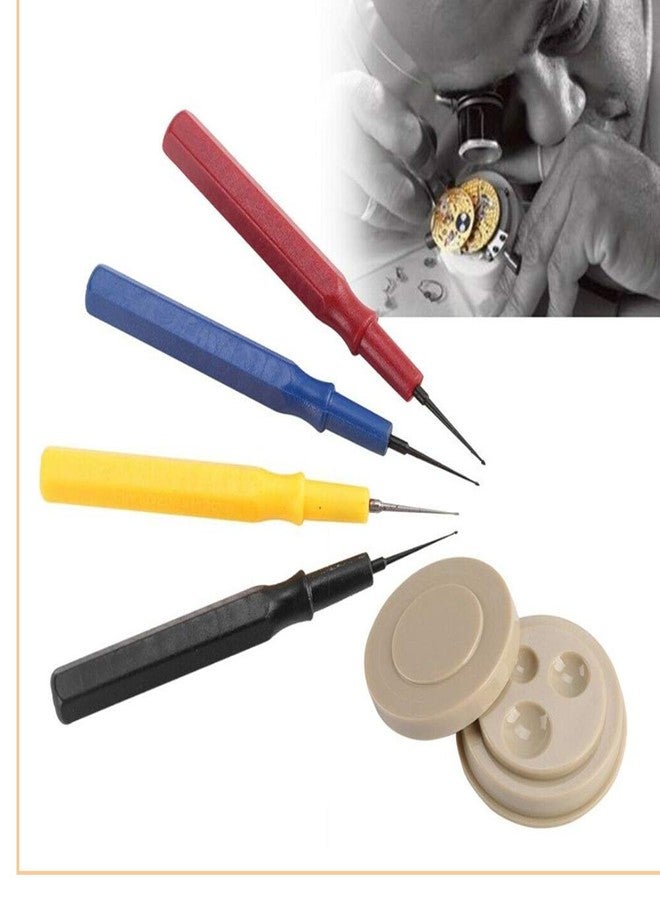 Acxico 1Set Watch Repair Tool Kit 4 Different Size Oiler Pen Needle With 1 Oil Cup For Watchmaker Watches Clocks Repair - Image 2