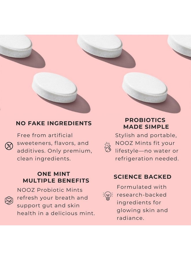 NOOZ Probiotic Mints - Gut & Oral Health Support - Spicy Cinnamon | Boosts Immunity & Digestion, Freshens Breath - Sugar-Free, No Aspartame - Daily Wellness Support for Busy Lives, 25 Mints - Image 5