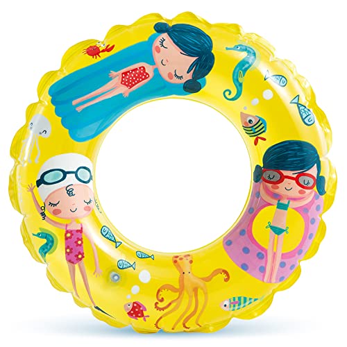 Toyshine 24'' Pack of 3 Pool Rings, Baby Pool, Swimming Rings for Kids, Inflatable Tubes, Summer Fun Water Toys for Kids, Party Fun, Beach Outdoor Party Supplies (Mix Design) - Image 3