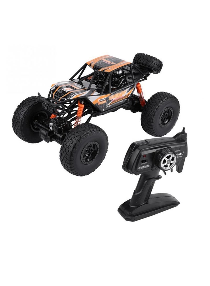 Large High Speed Four-wheel Climbing Vehicle Model Bigfoot Monster Off-road Remote Control Racing Toy Durable orange - Image 2