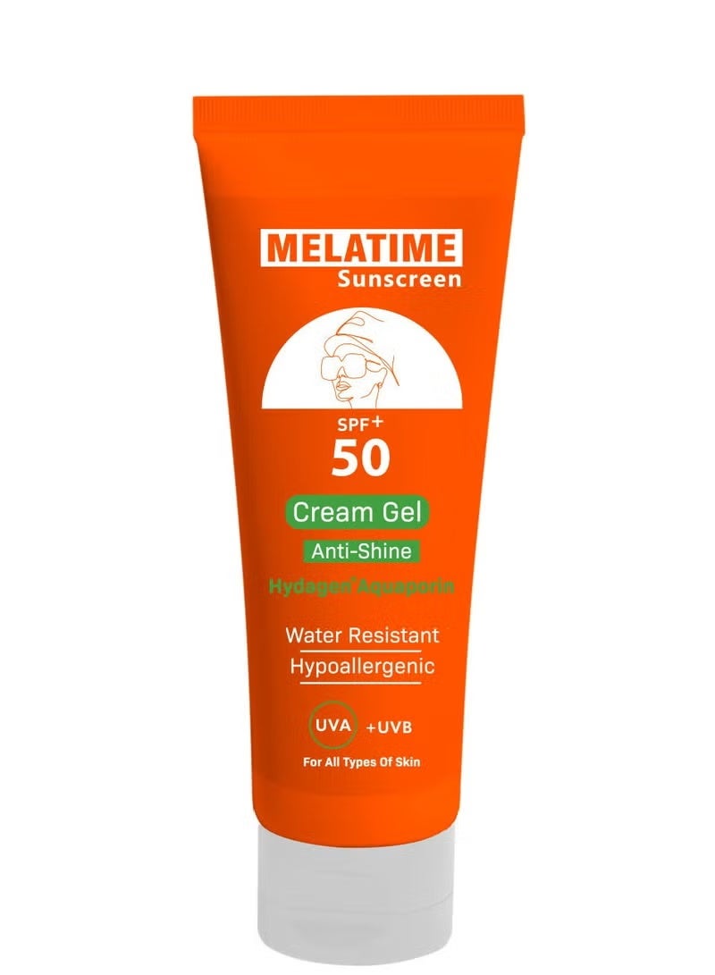 MELATIME SUN SCREEN SPF(50+)SUN GEL Cream 120 GM