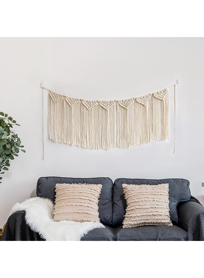 Bluejw Bohemian Woven Tapestry Background Curtain Tassel Wall Hanging Room Decoration Nordic Style Homestay Tapestry - Image 2