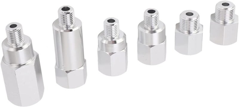 OUKA LS Engine Swap Bracket Set, 6PCs Adapters Engine Oil Coolant Sensor Gauge Adapter 551156 Strong Construction Durable Precise Match OEM Standard for LS Engines - Image 1