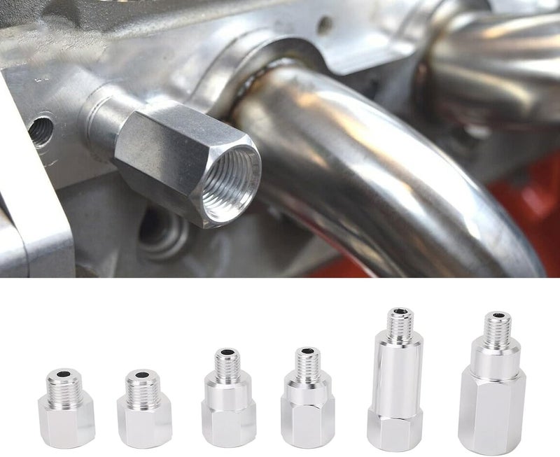 OUKA LS Engine Swap Bracket Set, 6PCs Adapters Engine Oil Coolant Sensor Gauge Adapter 551156 Strong Construction Durable Precise Match OEM Standard for LS Engines - Image 5