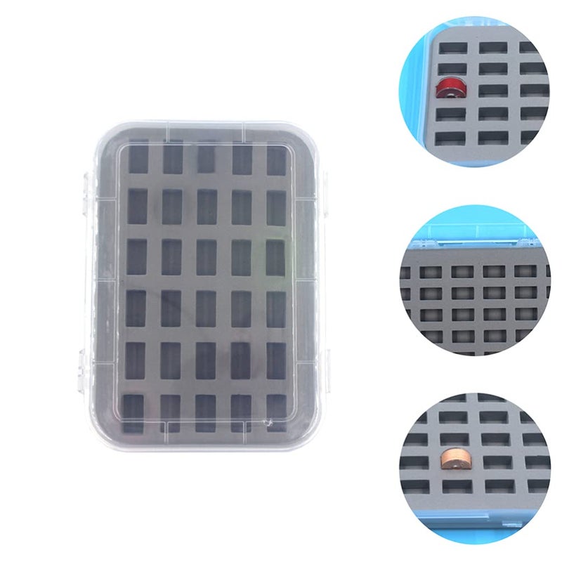 Compact Plastic Bobbin Storage Box Organizer Case Portable for Sewing Machine Thread - Image 3