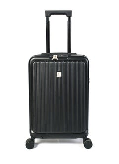 MORANO Morano Cabin Luggage Carry-On Trolley Bag With 4 Spinner Wheels TSA Lock, 20 inch (Black)  - Image 2