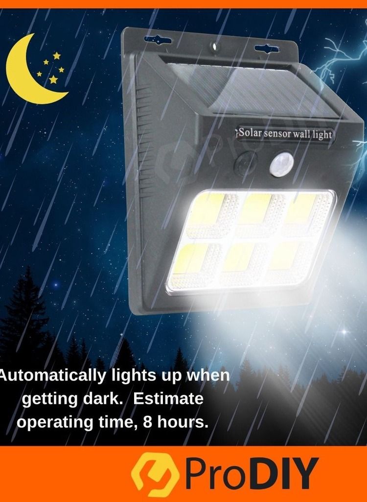 Spaceshoop 3 Modes Solar Motion Sensor Auto On Off Light Waterproof Garden Outdoor Security Lamp ( YX-601 )  - Image 4