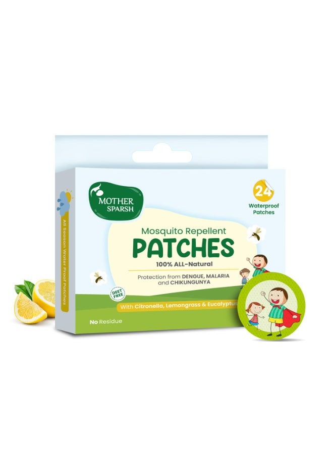 Mother Sparsh 100% All Natural Mosquito Repellent Patches for Babies with 12hr. Protection | With Citronella, Lemongrass & Eucalyptus Oil Protects from Dengue, Malaria, Chikunguniya (24 Patches) - Image 4