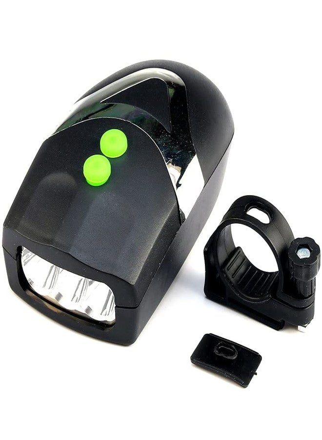 UDee 3 LED Bicycle Light White Front Head Light Cycling Light Electronic Cycle Light with Horn - Image 4