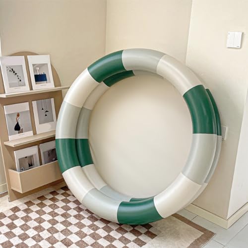 Keenso Kids Outdoor Inflatable Swimming PoolInflatable Paddling Pool for Backyard and Garden Green Stripe Keensoqytdihe9mn11 - Image 3