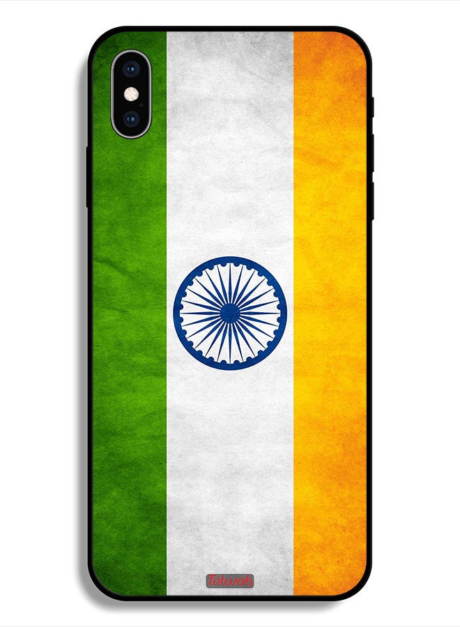 Tolwak Protective Case For Apple iPhone X Luminous Indian Flag - Image 1