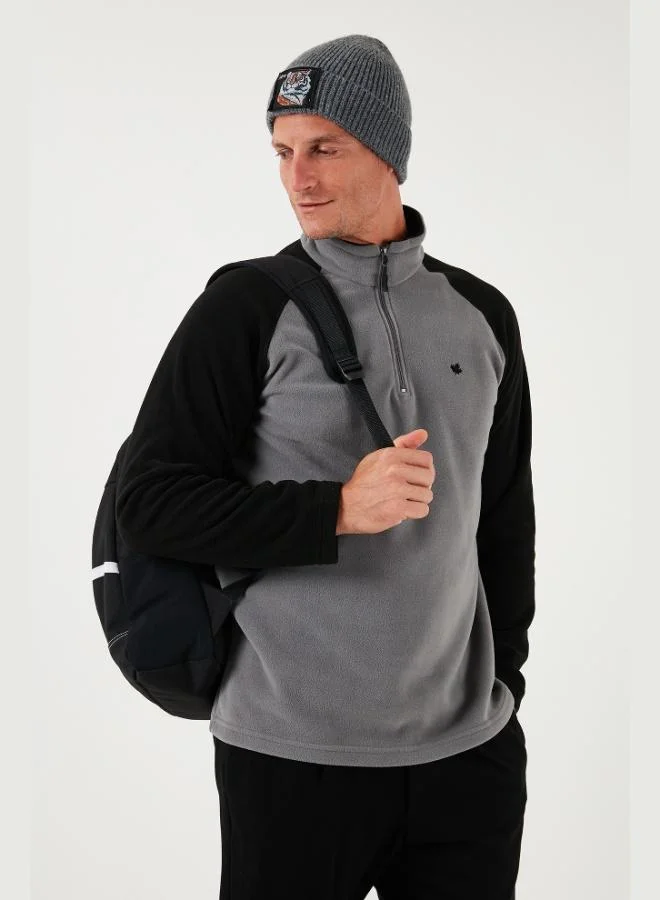 Buratti  Buratti Slim Fit Half Zipper Winter Coat Men's Polar Fleece 5906055 for Men | Best Price UAE