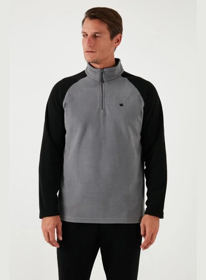 Buratti  Buratti Slim Fit Half Zipper Winter Coat Men's Polar Fleece 5906055 for Men | Best Price UAE