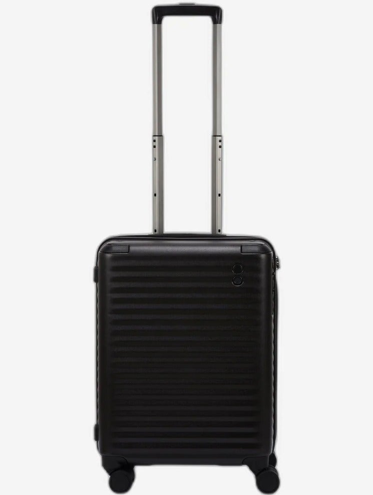 Echolac Celestra 55 Cm Hardcase Non-Expandable 4 Double Wheel Cabin Luggage Trolley - Black - Image 1