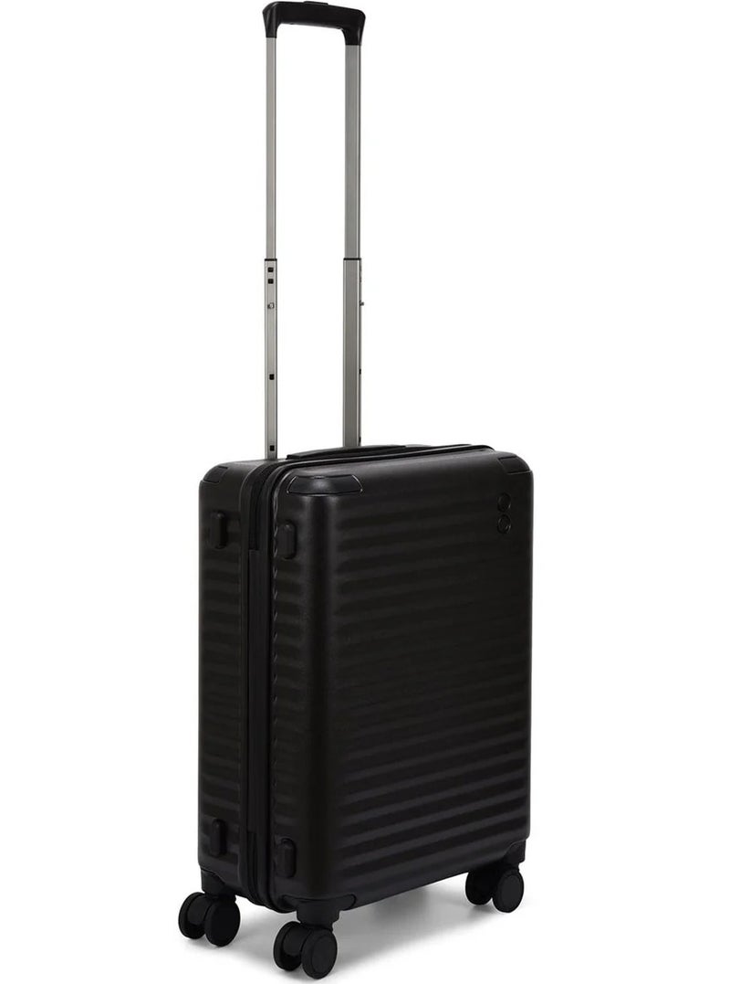 Echolac Celestra 55 Cm Hardcase Non-Expandable 4 Double Wheel Cabin Luggage Trolley - Black - Image 5