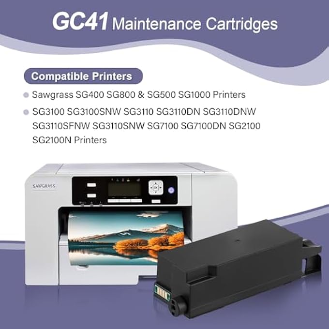 استبدال خزان الحبر الفائض لطابعات ساوجراس فيرتوسو SG400 SG800 SG500 SG1000 GC41 GC31 وحدة جمع الحبر الفائض - Image 3