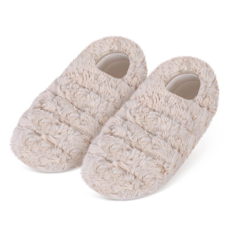 SUZZIPAD Microwavable Heated Slippers and Foot Warmers for Women & Men, Feet Warmer for Cold Feet, Microwave Slippers for Plantar Fasciitis, Achilles Tendinitis, Ankle Pain Relief, L, Unscented - Image 1