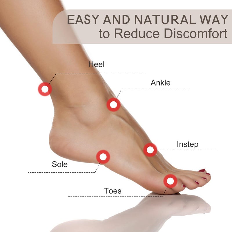 SUZZIPAD Microwavable Heated Slippers and Foot Warmers for Women & Men, Feet Warmer for Cold Feet, Microwave Slippers for Plantar Fasciitis, Achilles Tendinitis, Ankle Pain Relief, L, Unscented - Image 3