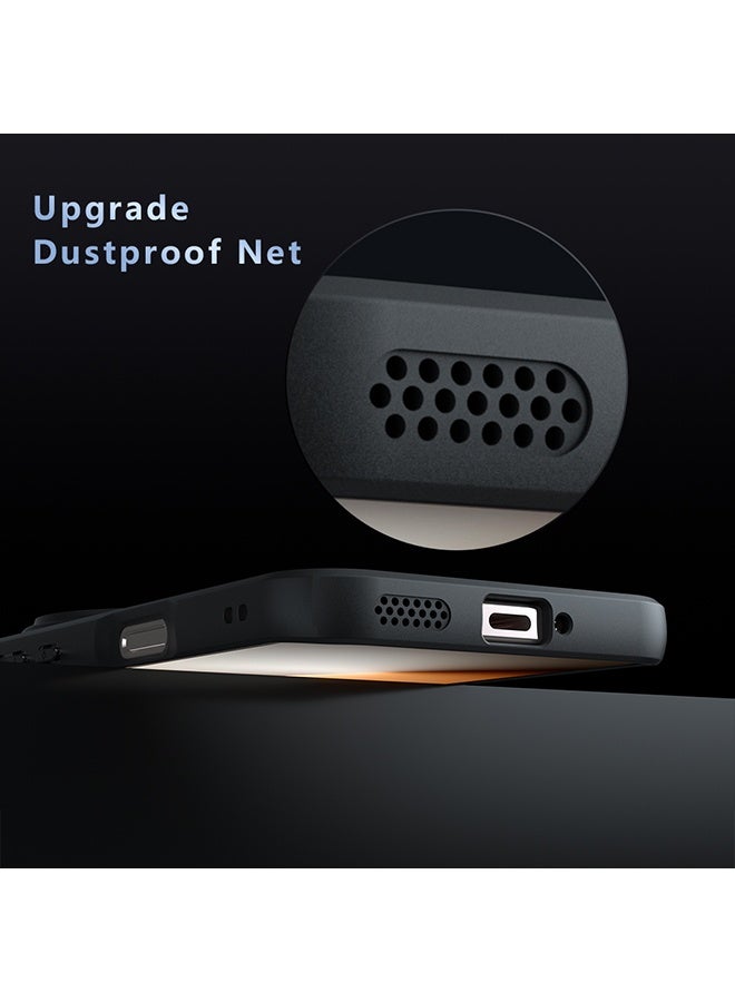 قضية لشرف سحر 8 برو 5G, الجليد الشفاف الظهر حماية غطاء الهاتف النحيف, مكافحة بصمات الأصابع, مكافحة السقوط حماية, حالة مقاومة للصدمات لشرف سحر 8 برو 5G (أسود) - Image 4