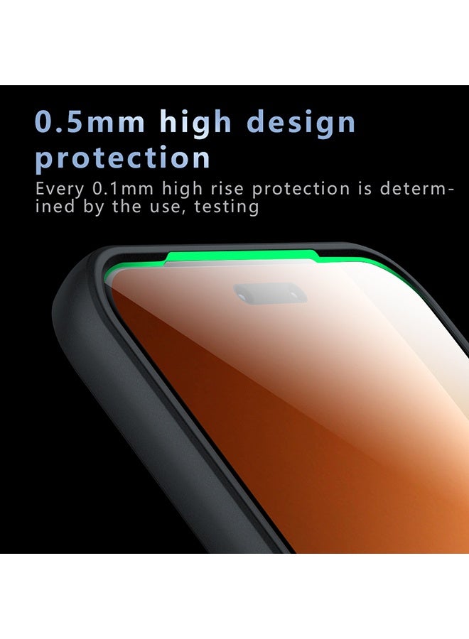 قضية لشرف سحر 8 برو 5G, الجليد الشفاف الظهر حماية غطاء الهاتف النحيف, مكافحة بصمات الأصابع, مكافحة السقوط حماية, حالة مقاومة للصدمات لشرف سحر 8 برو 5G (أسود) - Image 5