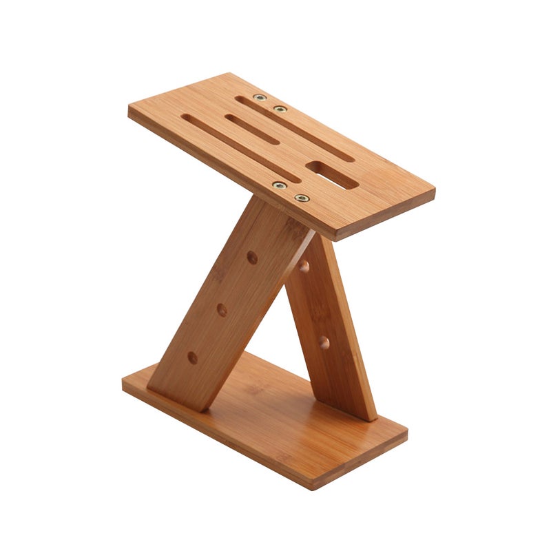 2pcs Block Storage Rack Shelf Organizer Z-shape Display Stand - Image 2