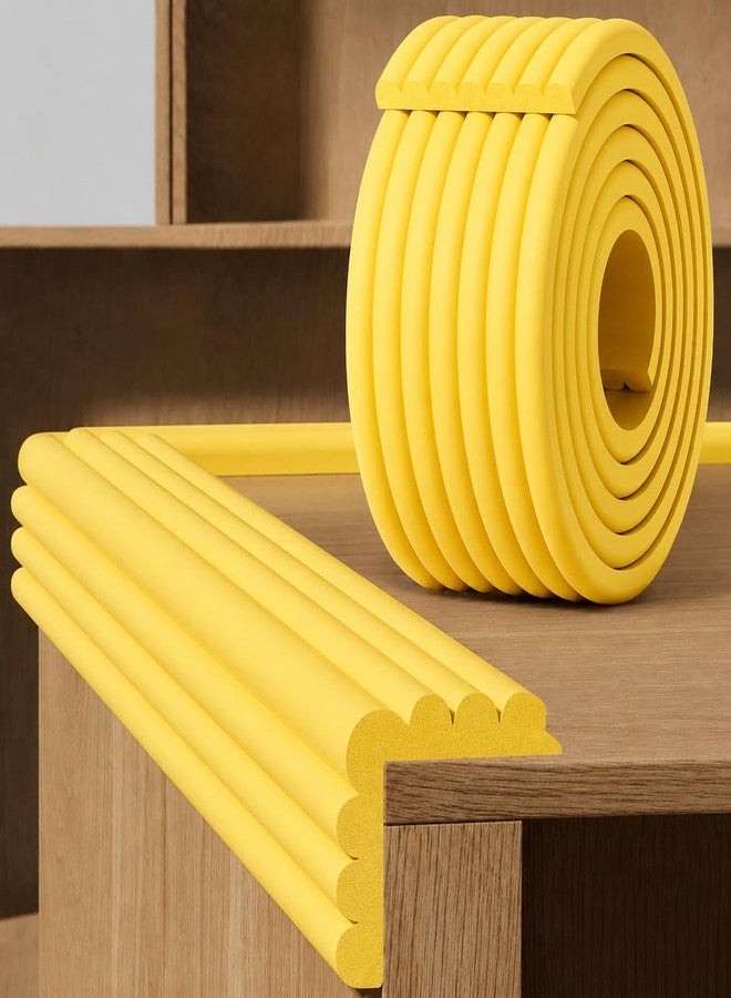 Takositio Soft Baby Proofing Corner Guards & Edge Protectors-Pre-Taped Table Corner Protector,Child Safety for Babies,Toddles,Kids Corner Covers Furniture,Table,Desk (Yellow) - Image 1