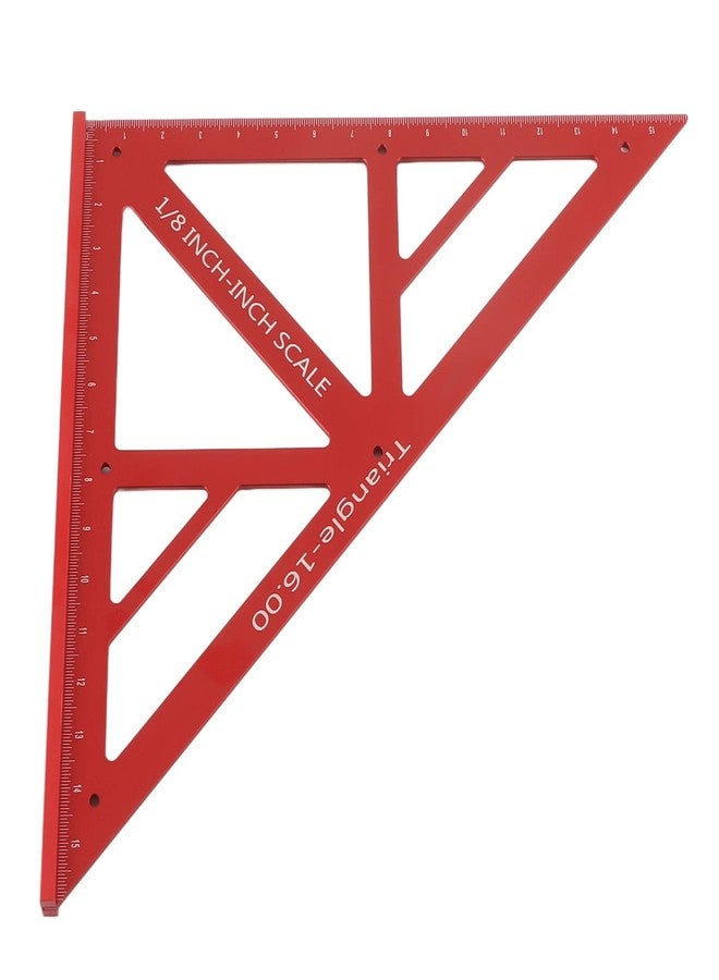 Kadimendium Woodworking Triangle Ruler Multifunctional Aluminum Alloy Square Protractor Framing Triangle Gauge Layout Measuring Tool for Carpentry - Image 1