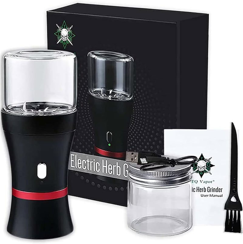 AiTURE Upgraded Mini Electric Grinder Spice Smart Herb 1100 mAh with 50ml Jar,Easy to Carry (big) - Image 5