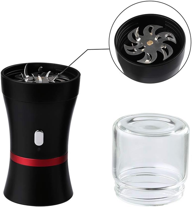AiTURE Upgraded Mini Electric Grinder Spice Smart Herb 1100 mAh with 50ml Jar,Easy to Carry (big) - Image 1