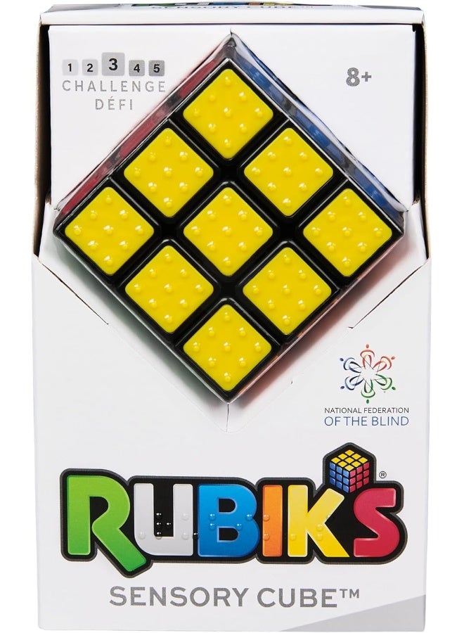 Rubik's Cube Sensory Cube, Classic Brain Teaser Fidget Toy, for Adults and Kids Ages 7+ Rubik's 6065556 - Image 2