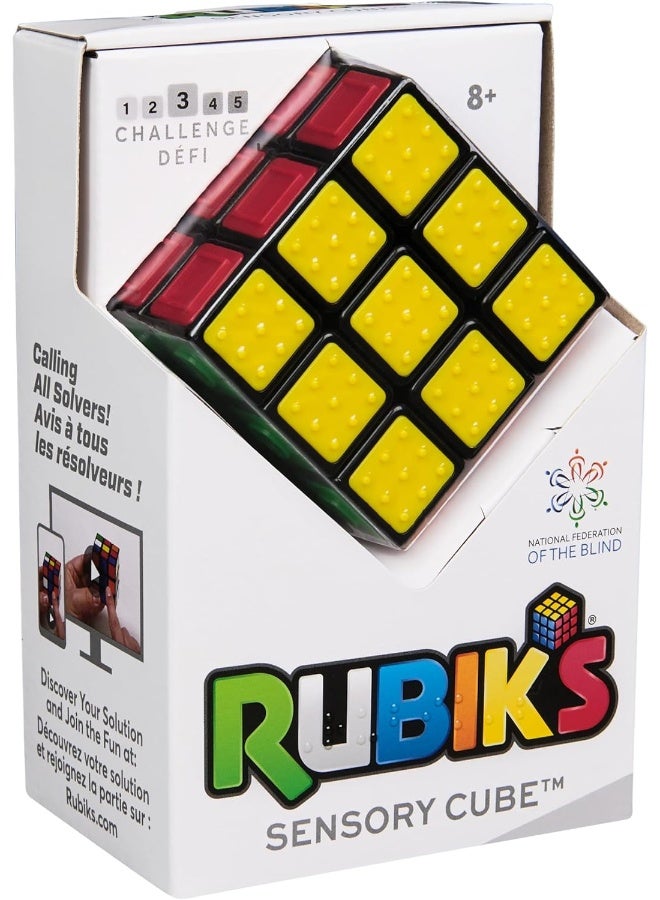 Rubik's Cube Sensory Cube, Classic Brain Teaser Fidget Toy, for Adults and Kids Ages 7+ Rubik's 6065556 - Image 5