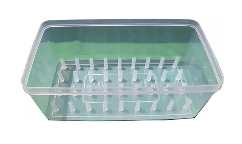 Two Brothers Sewing Kit Thread Box Container with Plastic Tailoring Accessories Box_All Multicolour are Also Available_SizeBig Size 45 Reel Storage Box  - Image 3