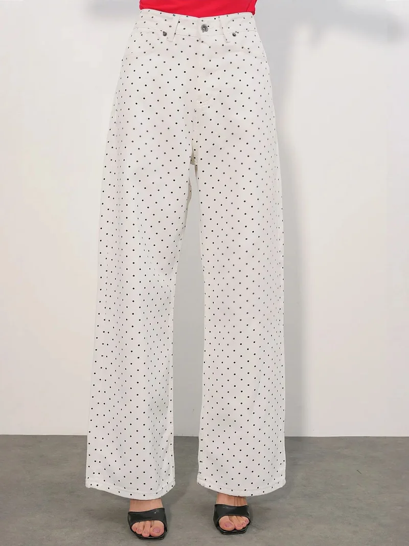 BDART High Waist Loose Fit Wide Leg Denim Jeans