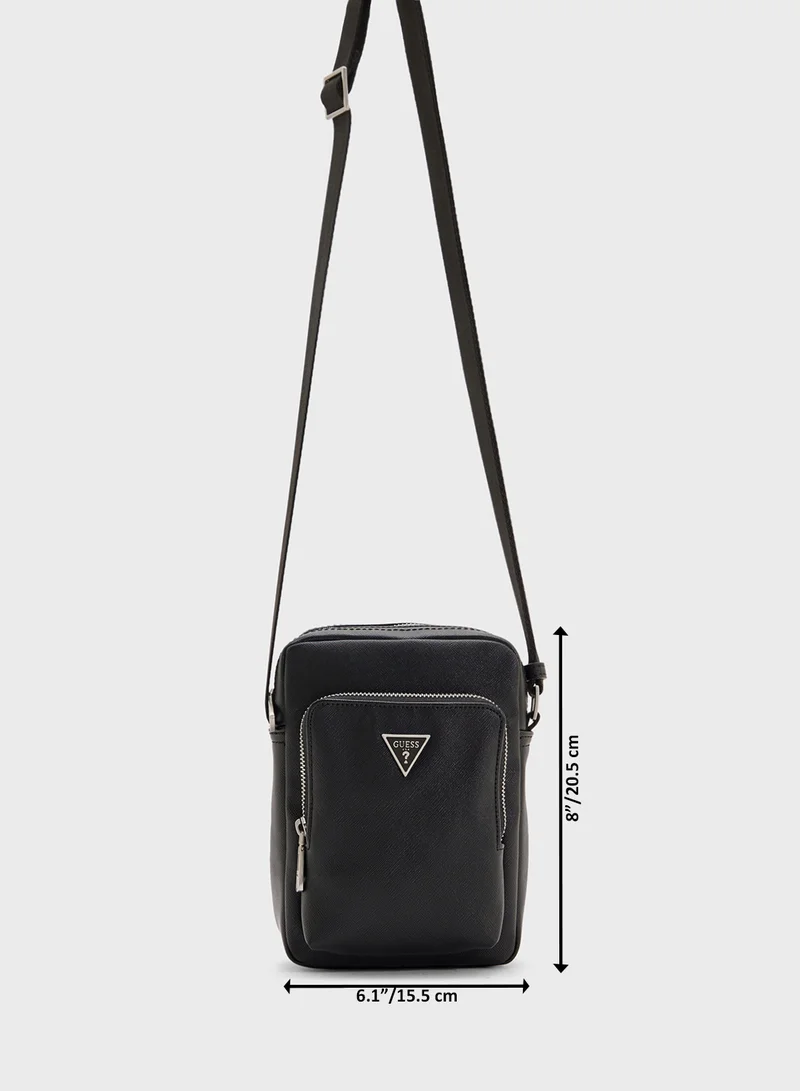 GUESS Milano Xbody W Front Pocket Crossbody