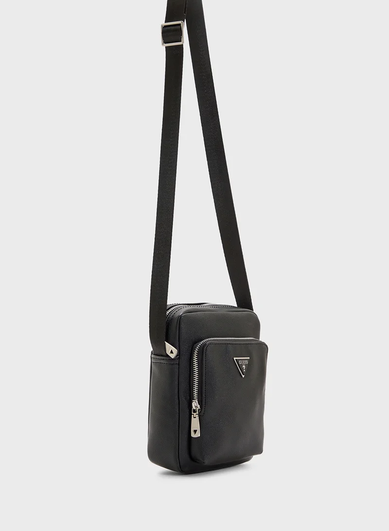 GUESS Milano Xbody W Front Pocket Crossbody