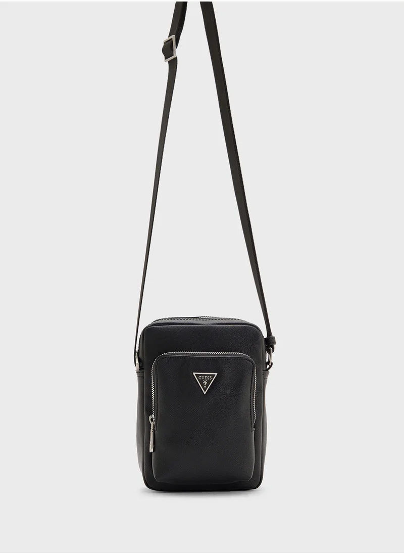 GUESS Milano Xbody W Front Pocket Crossbody