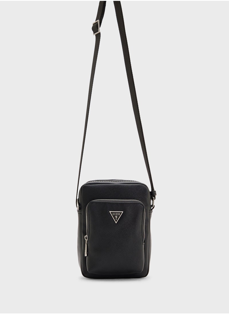 GUESS Milano Xbody W Front Pocket Crossbody  - Image 1