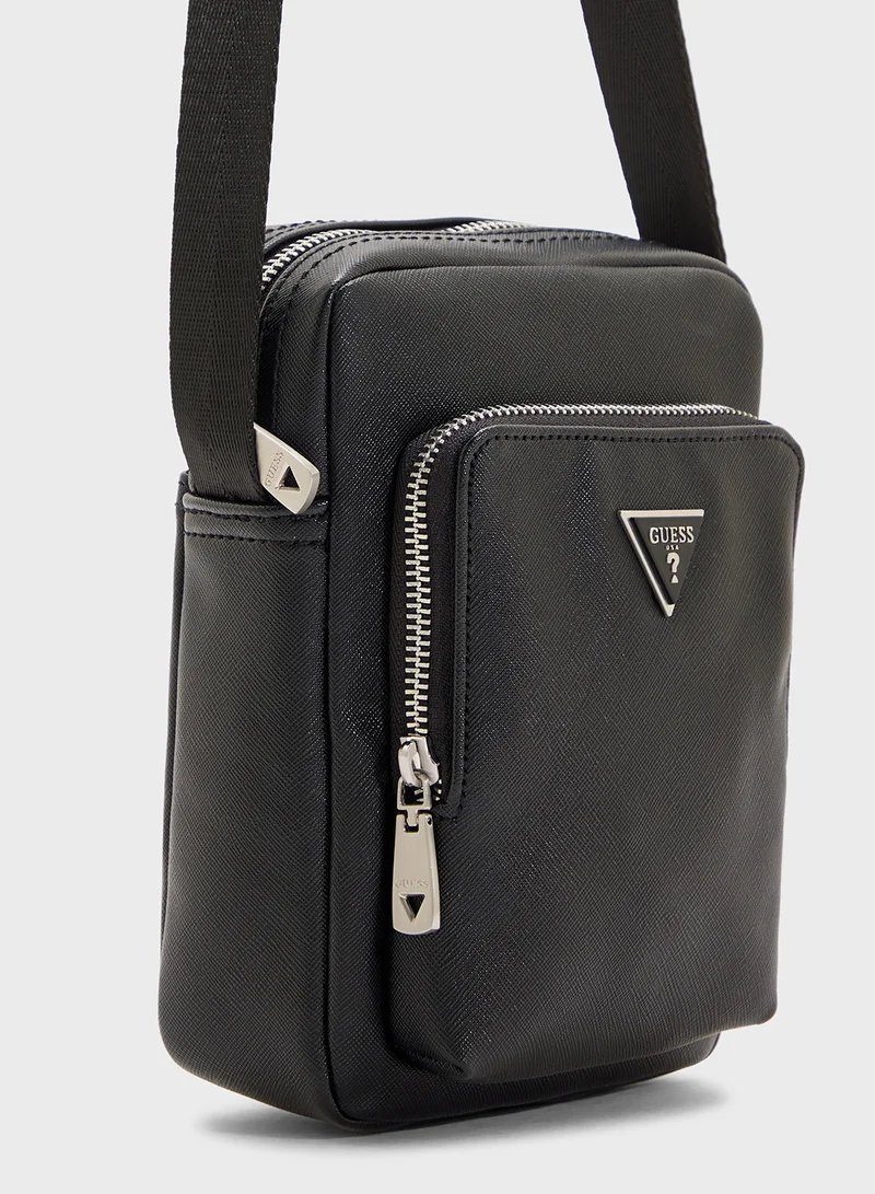 GUESS Milano Xbody W Front Pocket Crossbody