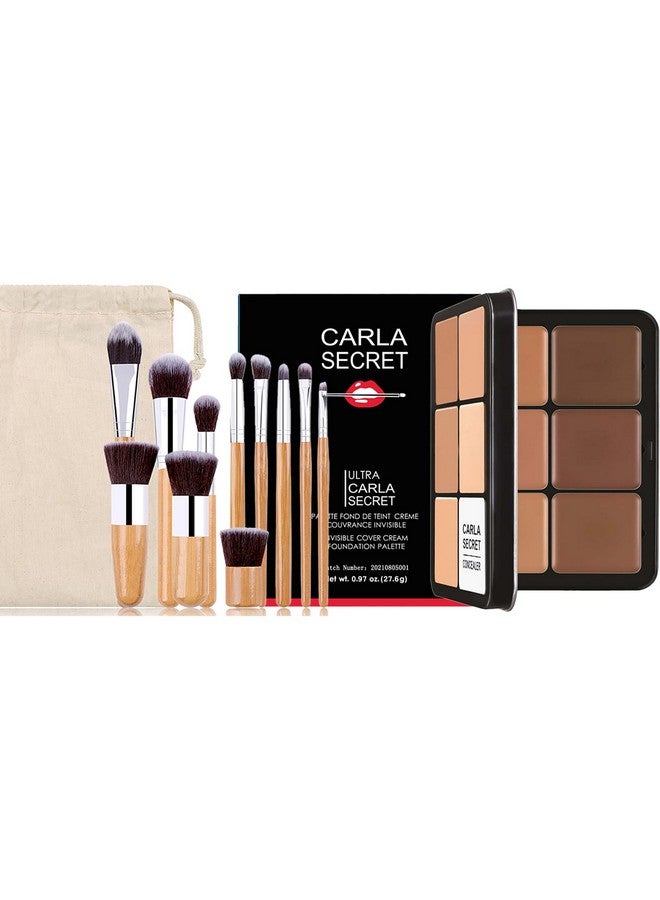 FantasyDay 12 Colors Full Coverage Concealer Palette, FantasyDay Lightweight Creamy Formula Makeup Contour Palette Color Corrector Conceals Moisturizing Foundation for Cover Dark Circle Redness Acne Blemish - Image 1