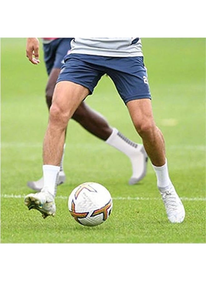 قطعتان من جوارب كرة القدم للرجال ذات قبضة مضادة للانزلاق وجوارب رياضية غير قابلة للانزلاق وجوارب كرة القدم وكرة السلة مع قبضة - Image 3