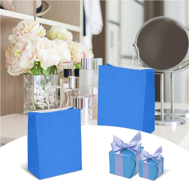 Aakriti Aakriti Gift Bag Kraft Paper Bags With Handle For Birthdays Weddings and Parties Colorful Durable and Stylish Gift Packaging Bags Perfect For Special Events 98 X 8 X 315 Inch Blue 10  - Image 3